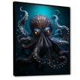 thumbnail image 2 of Designart "Octopus Transformed Into A Superhero Warrior I" Octopus/Squid Floater Framed Canvas Art Print, 2 of 5