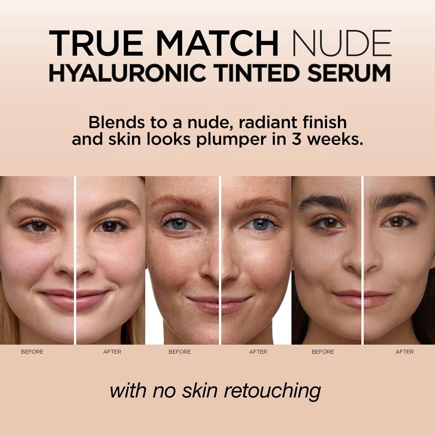 L’Oréal Paris True Match Nude Tinted Serum with 1% Hyaluronic Acid