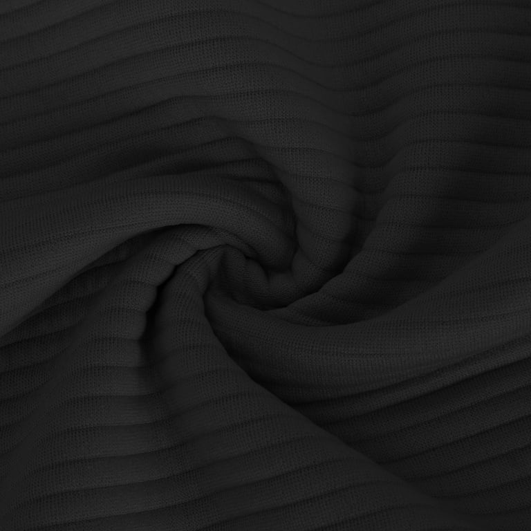 Ribbed Knit 1/4 Zip Sweatshirt Pullover Sweaters for Women