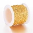 thumbnail image 5 of Cadena de tón Sunnimix 16 pies chapado en oro para joyas DIY, 5 of 5