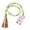 Pink, variant on 2/1pcs Easter Rabbit Carrot Beads Garlands Wood Easter Banner Rabbits Easter Hanging Garland For Wall Fireplace Shelf Mantle Display Indoor Outdoor Easter Decoration For Home Party Supplies