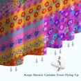 thumbnail image 6 of Pioneer Flower Floral Print Pattern Shower Curtain 72"x72" ,Bathroom Decorative Shower Curtains Set with 12 Hooks,Modern Waterproof Washable Shower Curtain, 6 of 6