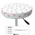 thumbnail image 4 of Fotbe Strawberry Stool Covers Round,Waterproof Round Bar Stool Covers Bar Chair Covers Washable Stool Cushion Slipcover for 12-14 Inch Chair-13 inch, 4 of 7