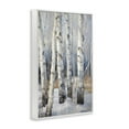 thumbnail image 4 of Stupell Industries Snowy Birch Forest Landscape Painting White Framed Art Print Wall Art, 20 x 30, 4 of 10