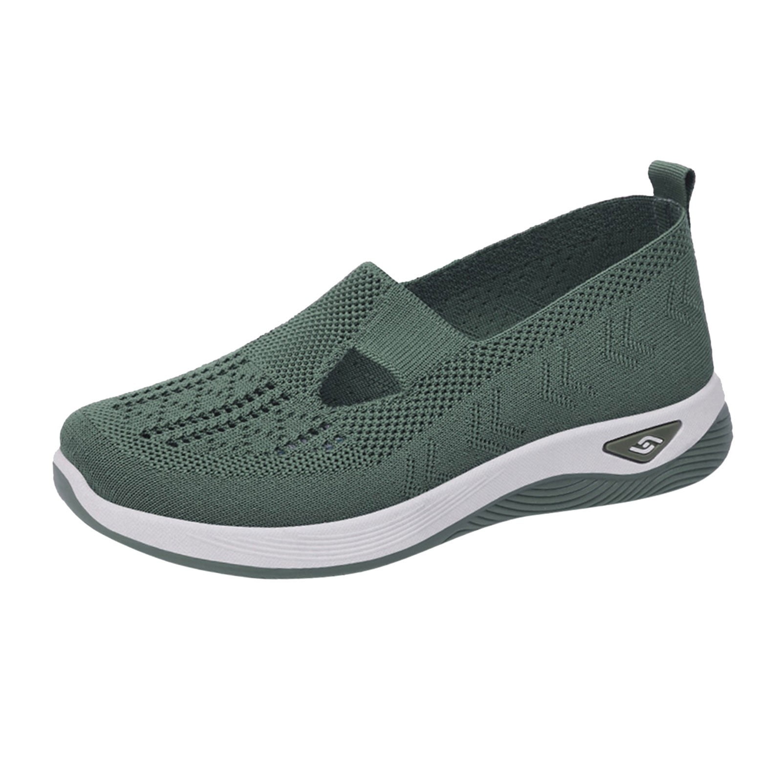 Chaussures Décontractées pour Femmes Été Chaussures de Travail Décontractées pour Femmes Bureau Chaussures Décontractées Mode Espadrilles en Maille Respirante Chaussures Décontractées Confortables Chaussures Mignonnes pour Femmes Décontractées Non-Rond