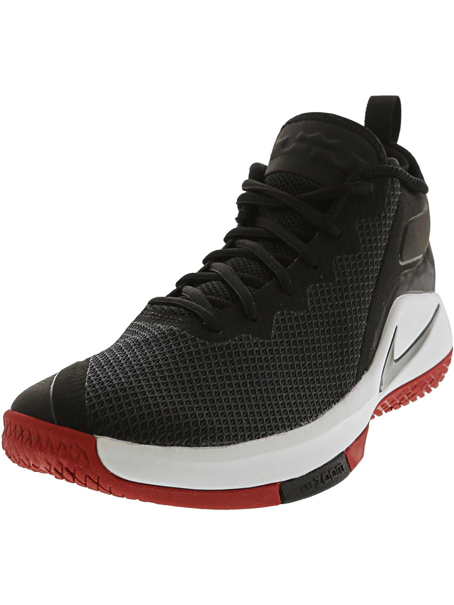 Planeta taller Grapa Nike Men's Lebron Witness Ii Black / - White Gym Red Ankle-High Basketball  Shoe 10M - Walmart.com