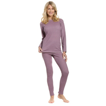 Noble Mount Women's Extreme Cold Waffle Knit Thermal Baselayer