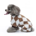 thumbnail image 1 of Pijama de una pieza para mascotas, suéter cálido de invierno para mascotas, pijama de una pieza para perros de cuatro pies, 1339, 1 of 7