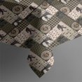 thumbnail image 2 of Multicolor Bigfoot and Checkerboard Pattern Rectangle Tablecloth 60"x102",Waterproof Polyester Rectangle Table Cloth, Wipeable Spillproof Polyester Tablecloth for Dining, Camping, Indoor and Outdoor, 2 of 6