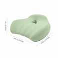 thumbnail image 3 of QVNFKO Office Chair Coccyx Pain Relief Cushion Pillow for Back Support Non-slip Seat Pad for Office Desk Car Seat Wheelchair Sciatica Green, 3 of 8
