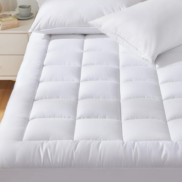 Funda de colchón CozyLux, tamaño king, algodón, 450 g/m²