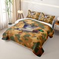 thumbnail image 3 of Erosebridal Camo Mallard Duck Bed Spread Queen,Wild Bird Hunting Queen Coverlet Set For Boys,3 Pieces, 3 of 7