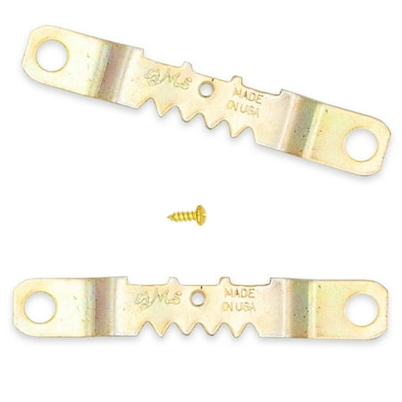 

10 Sawtooth Picture Hangers 1-7/8 with Screws
