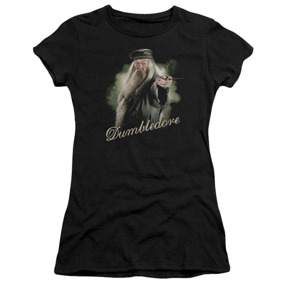 Harry Potter - Dumbledore Wand - Juniors Teen Girls Cap Sleeve Shirt - Medium
