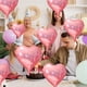 thumbnail image 5 of Globos de corazón, globos de aluminio con forma de corazón, globos de amor, globos de San Valentín para bodas, decoraciones de despedida de soltera, aniversarios., 5 of 6