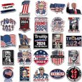 thumbnail image 2 of 50 pegatinas de Donald Trump2024, para parachoques de ordenador portátil, teléfono, coche, botella de agua, 2 of 5