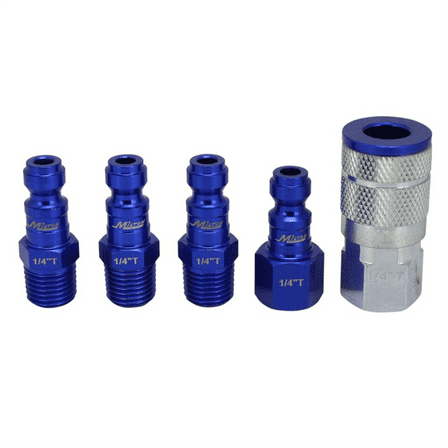 Milton Industries Kit, 5pc T style 1/4"