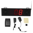 thumbnail image 2 of Queue Calling System Loud Speaker Screen Display 3 Digits Easy Operation Take A Number System Clear Display, 2 of 7