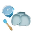 thumbnail image 1 of Vajilla para Bebé Match & Enjoy Plato hondo y tapa Plato con divisiones y cubiertos, 1 of 7