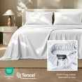 thumbnail image 3 of Bare Home TENCEL™ Sheet Set - Lyocell derived from Eucalyptus - Full, White, 3 of 9