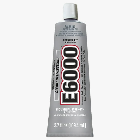E6000 Flexible Multi-Purpose Adhesive Waterproof Glue, 3.7 Ounces