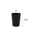 thumbnail image 5 of Mainstays - Black Round Plastic Tumbler, 18-Ounce, 5 of 6