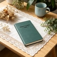 thumbnail image 4 of 2026 A6 Thin Travel Planner With Monthly Layout And Hardcover Design For Portable Family Scheduling - Dark Green, 4 of 5