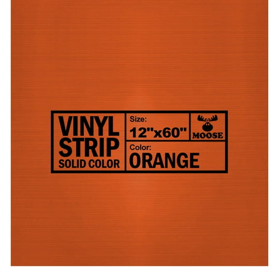 PVC Vinyl Patch Strip for Inflatable Bounce House Repair Commercial Grade, Orange, 12" x 60"