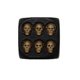thumbnail image 5 of 20 piezas. de dados de 6 caras, dados de esquina forma forma 18 mm, de , de , s de dados, regalos de juguete yotijar Novedad dados de calavera de resina negra, 5 of 10