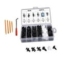 thumbnail image 2 of MAYUJIAA 100 Pcs Bumper Retainer Clips with Fastener Remover Car Plastic Rivets Fasteners Push Retainer Kit QM321-8677, 2 of 12