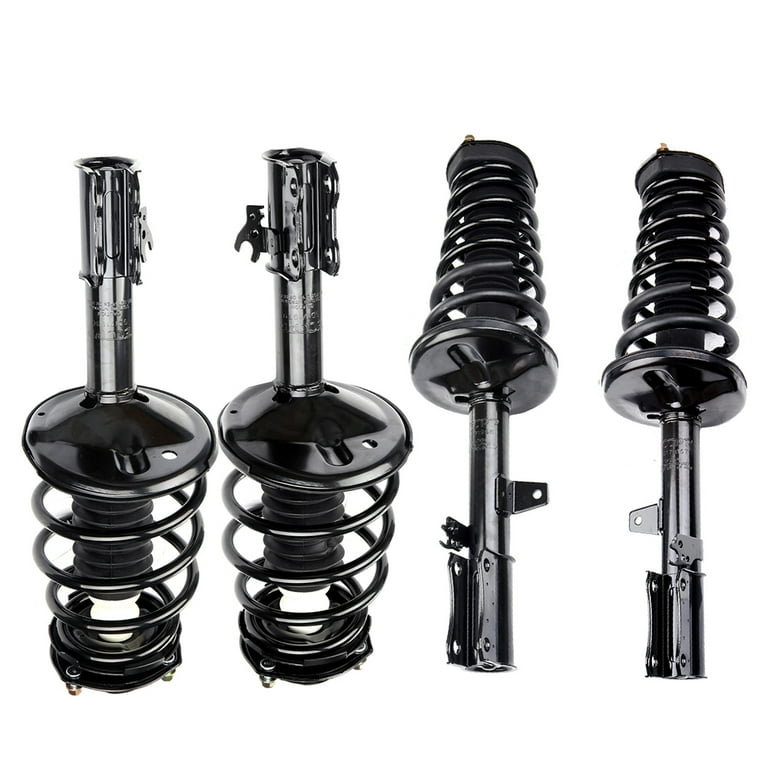 CCIYU 4 pcs Front and Rear Pair Strut and Spring shock