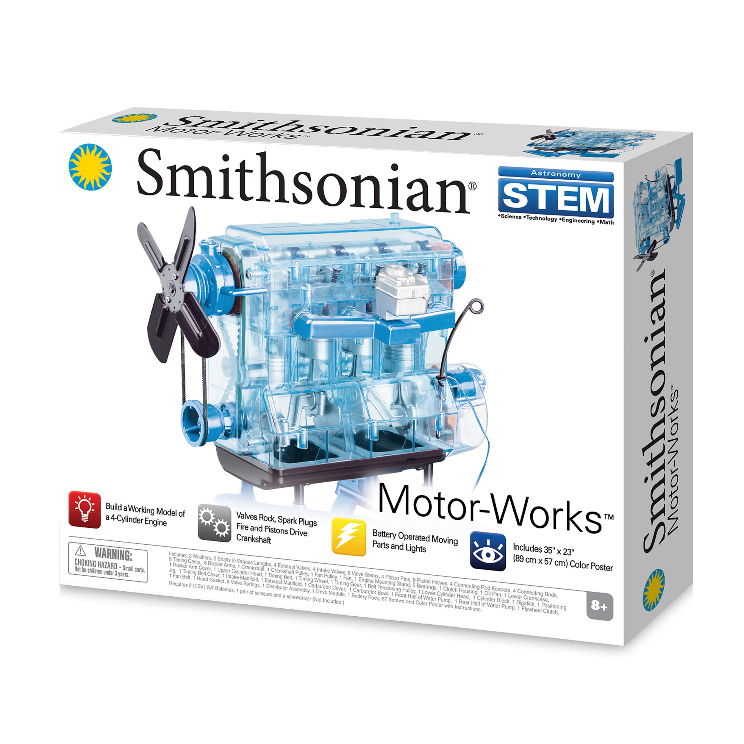 Smithsonian Motor-Works Science Kit with Lights and Sounds
