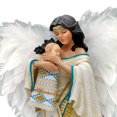 thumbnail image 2 of The Bradford Exchange Guiding Light Native Angel Baby Spirits of Eternal Love Sculpture 9-inches, 2 of 5