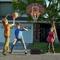 thumbnail image 3 of Costway Basketball Hoop 5.6-6.5 FT Height Adjustable for Kids with Shatterproof Backboard, 3 of 10