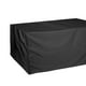 thumbnail image 4 of Cubierta de lluvia para muebles de jardín al aire libre, impermeable, Oxford, protección de sofá, jardín, Patio, lluvia, nieve, cubiertas Cubiertas para muebles de jardín negro 308*138*98cm Billuyoard JJ19903-11B, 4 of 6