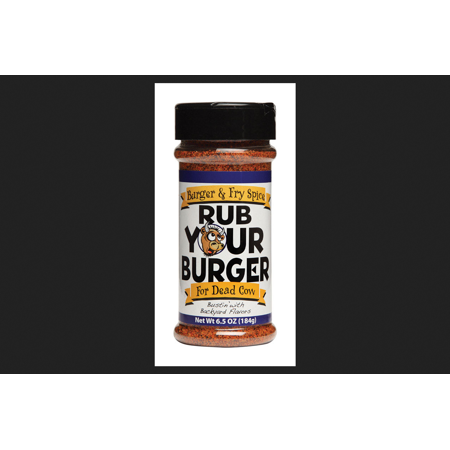 Rub Your Burger Burger & Fry Seasoning Rub 6.5 (Best Dry Rub For Deep Fried Turkey)