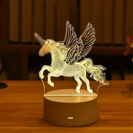 

QUHNG Beautiful Romantic Stunning 3D Acrylic Led Lamp for Wedding Decoration and Birthday Party - Perfect Children‘s Night Light - Ideal Valentine‘s Day Gift