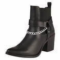 thumbnail image 1 of Botin Para Mujer CASTALIA 002-40 Negro con Detalle de Cadena, 1 of 3