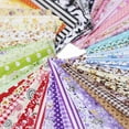 thumbnail image 4 of Fabric 100Pcs DIY Assorted Pattern Floral Printed Patchwork Cotton Fabric Cloth Sewing Quilting Cloth 100x100mm, 4 of 7