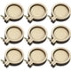 thumbnail image 5 of 10 piezas de marcos de madera pequeños para bordar, redondos, para punto de cruz, accesorios de costura, 5 of 7