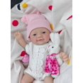 thumbnail image 2 of Muñeca Reborn MYREBABY en miniatura de silicona de 18 cm con accesorios, 2 of 6