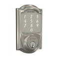 thumbnail image 4 of Schlage BE479AACAM619 Satin Nickel Camelot Sense Touch Screen Electronic Deadbolt With Built In Alarm, 4 of 5