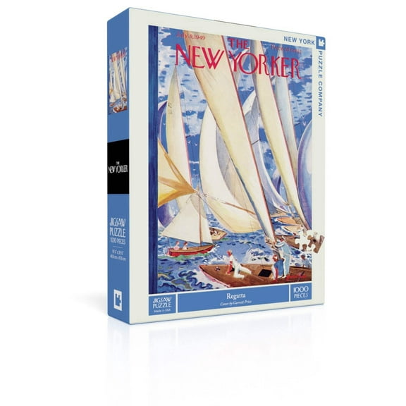 New York Puzzle Company Regatta 1000 Piece Jigsaw Puzzle