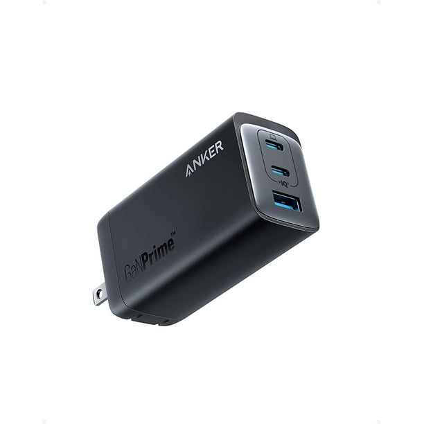 Anker USB C Charger GaNPrime 120W PPS 3-Port Fast Charging Foldable for Laptop,Galaxy S22