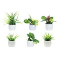 thumbnail image 1 of KAKOWELY 6 miniplantas decorativas en miniatura, de plástico, para decoración del hogar., 1 of 4