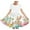 Multicolor 4, variant on Girls Easter Dress Easter Funny Bunny Rabbit Graphic Short Sleeve Round Neck Stretchy Dress Dance Skirt Multicolor 7-8 Years
