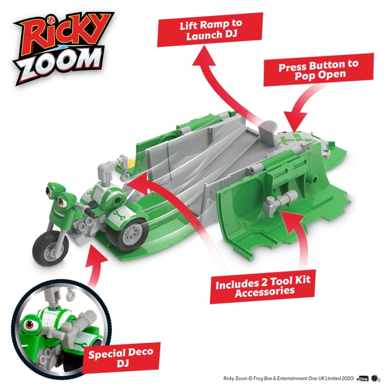 Ricky Zoom Pop & Go Playset featuring DJ Rumbler with an Exclusive