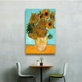 thumbnail image 2 of Vangogh "Vase With Twelve Sunflowers" Wrapped Canvas Art, 2 of 3