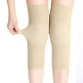 thumbnail image 4 of 2 Pack Knee Braces Breathable Knee Support for Knee Pain Women Men (Beige), 4 of 8