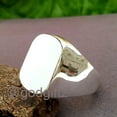 thumbnail image 3 of Ottoman Mother of Pearl Sterling Silver Ring: Handmade Statement Jewelry, 3 of 10